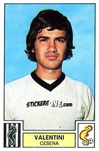Sticker Valentini - Calciatori 1975-1976 n. 76 - Panini