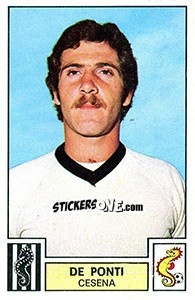 Sticker De Ponti - Calciatori 1975-1976 n. 78 - Panini