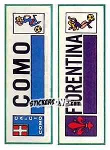 Sticker Como / Fiorentina - Calciatori 1975-1976 n. 80 - Panini