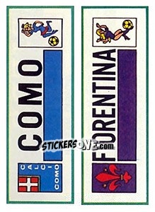 Cromo Como / Fiorentina - Calciatori 1975-1976 - Panini