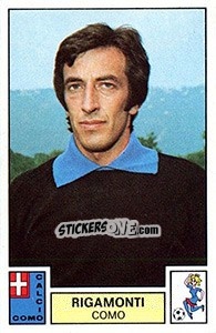 Figurina Rigamonti - Calciatori 1975-1976 - Panini