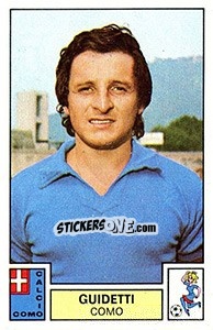 Figurina Guidetti - Calciatori 1975-1976 - Panini