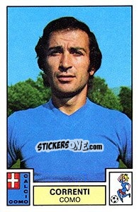Figurina Correnti - Calciatori 1975-1976 - Panini