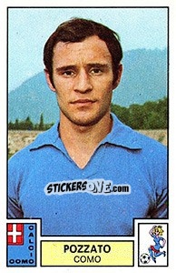 Sticker Pozzato - Calciatori 1975-1976 n. 90 - Panini