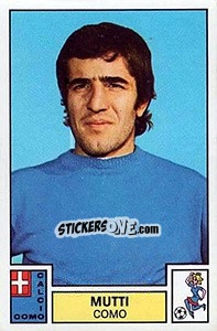 Sticker Mutti - Calciatori 1975-1976 n. 95 - Panini