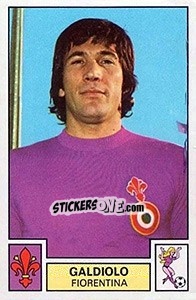Sticker Galdiolo - Calciatori 1975-1976 n. 103 - Panini