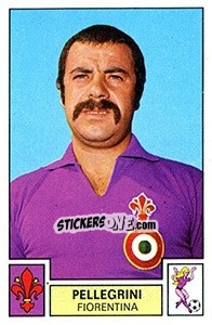 Sticker Pellegrini - Calciatori 1975-1976 n. 105 - Panini