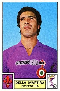 Figurina Della Martira - Calciatori 1975-1976 - Panini