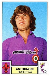 Sticker Antognoni - Calciatori 1975-1976 n. 109 - Panini