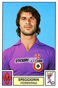 Sticker Speggiorin - Calciatori 1975-1976 - Panini