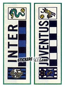 Sticker Inter / Juventus - Calciatori 1975-1976 n. 119 - Panini