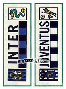 Cromo Inter / Juventus - Calciatori 1975-1976 - Panini