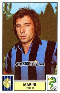 Sticker Marini - Calciatori 1975-1976 n. 128 - Panini