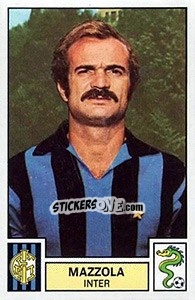 Figurina Mazzola - Calciatori 1975-1976 - Panini