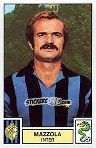 Sticker Mazzola - Calciatori 1975-1976 n. 129 - Panini