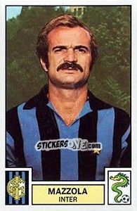 Sticker Mazzola - Calciatori 1975-1976 - Panini