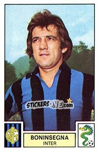 Sticker Boninsegna - Calciatori 1975-1976 - Panini