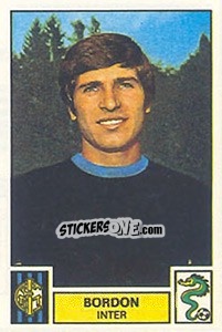 Sticker Bordon - Calciatori 1975-1976 n. 133 - Panini