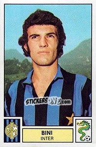 Figurina Bini - Calciatori 1975-1976 - Panini