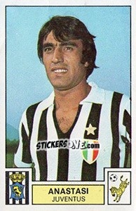 Figurina Anastasi - Calciatori 1975-1976 - Panini