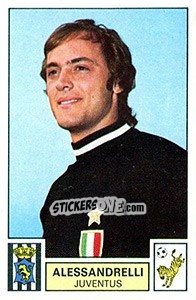 Sticker Alessandrelli - Calciatori 1975-1976 n. 152 - Panini