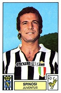 Sticker Spinosi - Calciatori 1975-1976 n. 153 - Panini