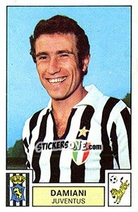 Sticker Damiani - Calciatori 1975-1976 n. 155 - Panini