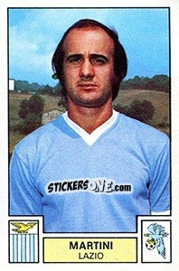 Sticker Martini - Calciatori 1975-1976 - Panini