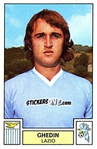 Sticker Ghedin - Calciatori 1975-1976 n. 165 - Panini