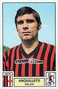 Sticker Anquilletti - Calciatori 1975-1976 - Panini