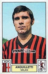 Sticker Anquilletti - Calciatori 1975-1976 n. 181 - Panini