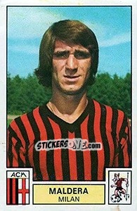 Figurina Maldera - Calciatori 1975-1976 - Panini
