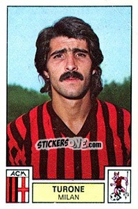 Figurina Turone - Calciatori 1975-1976 - Panini