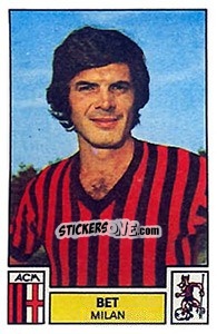 Figurina Bettega - Calciatori 1975-1976 - Panini