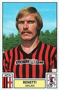 Figurina Benetti - Calciatori 1975-1976 - Panini