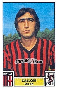 Sticker Calloni - Calciatori 1975-1976 n. 194 - Panini