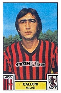 Sticker Calloni - Calciatori 1975-1976 - Panini