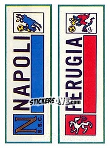 Figurina Napoli / Perugia - Calciatori 1975-1976 - Panini