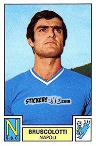 Figurina Bruscolotti - Calciatori 1975-1976 - Panini