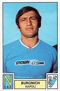 Sticker Burgnich - Calciatori 1975-1976 n. 203 - Panini