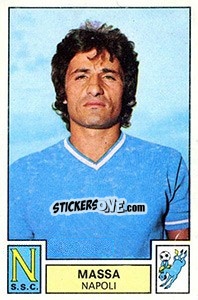 Figurina Massa - Calciatori 1975-1976 n. 208 - Panini