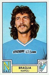 Sticker Braglia - Calciatori 1975-1976 n. 210 - Panini