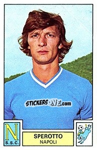 Cromo Sperotto - Calciatori 1975-1976 - Panini