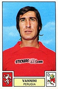 Sticker Vannini - Calciatori 1975-1976 - Panini