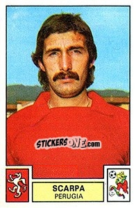 Sticker Scarpa - Calciatori 1975-1976 - Panini