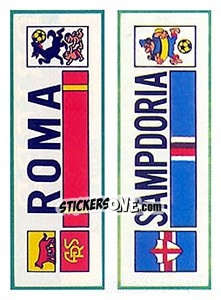 Sticker Roma / Sampdoria - Calciatori 1975-1976 n. 236 - Panini