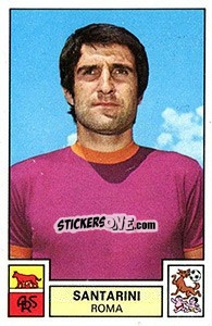 Sticker Santarini - Calciatori 1975-1976 - Panini