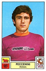 Figurina Peccenini - Calciatori 1975-1976 - Panini