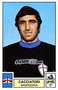 Figurina Cacciatori - Calciatori 1975-1976 - Panini