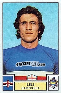 Sticker Leij - Calciatori 1975-1976 n. 260 - Panini